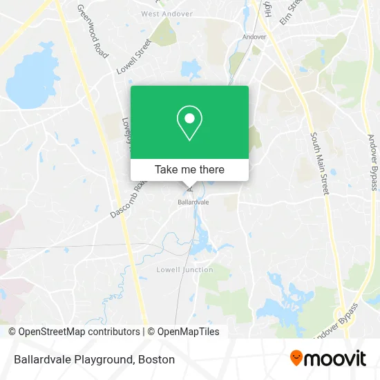 Ballardvale Playground map
