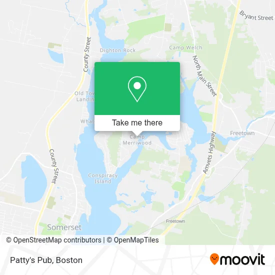 Patty's Pub map