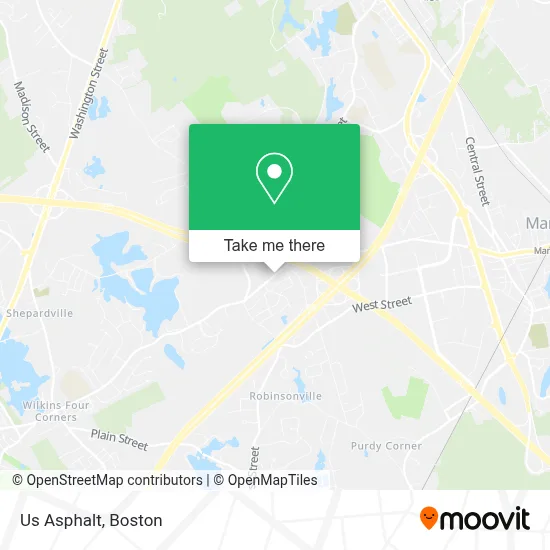 Us Asphalt map