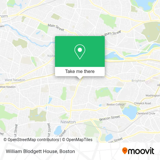 William Blodgett House map