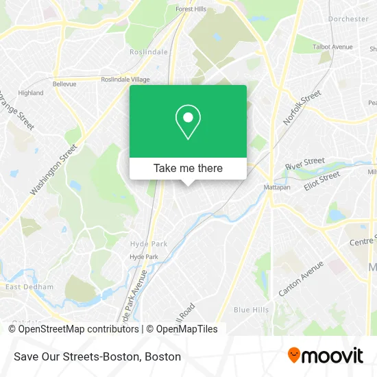 Save Our Streets-Boston map