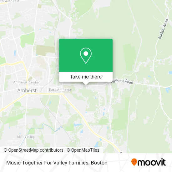 Music Together For Valley Families map