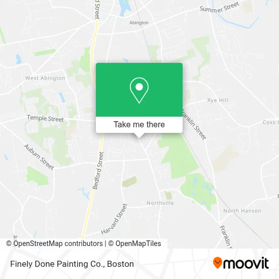 Finely Done Painting Co. map