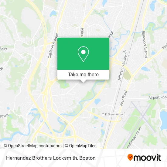 Hernandez Brothers Locksmith map
