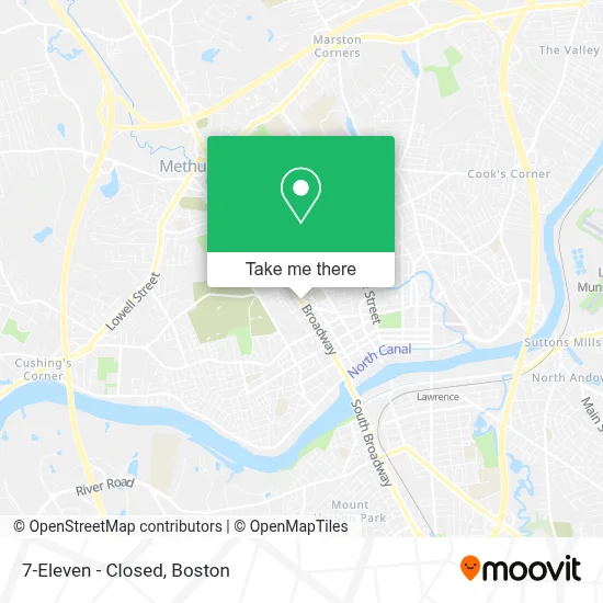 7-Eleven - Closed map