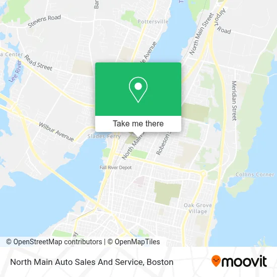North Main Auto Sales And Service map