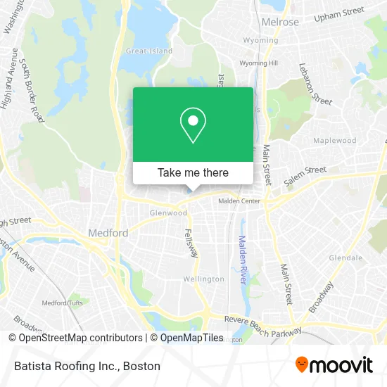 Batista Roofing Inc. map