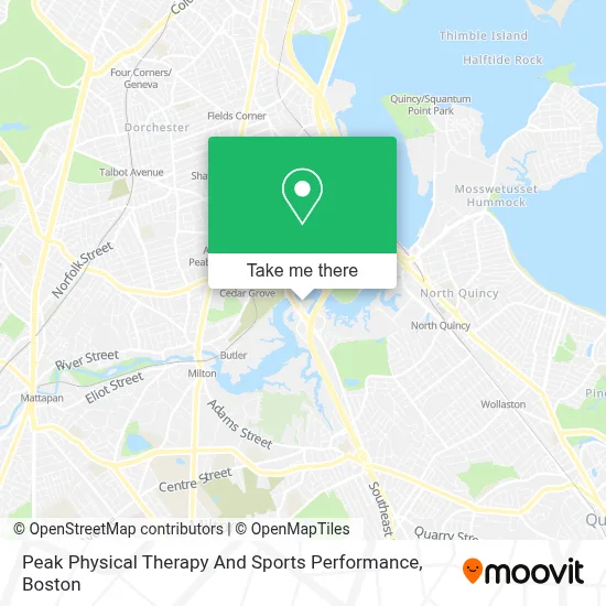 Peak Physical Therapy And Sports Performance map