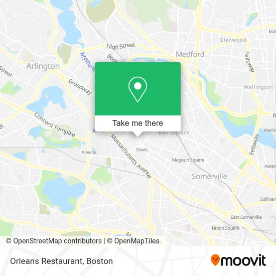 Orleans Restaurant map