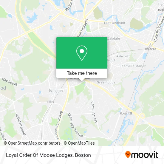 Loyal Order Of Moose Lodges map