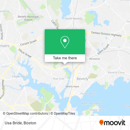 Usa Bride map
