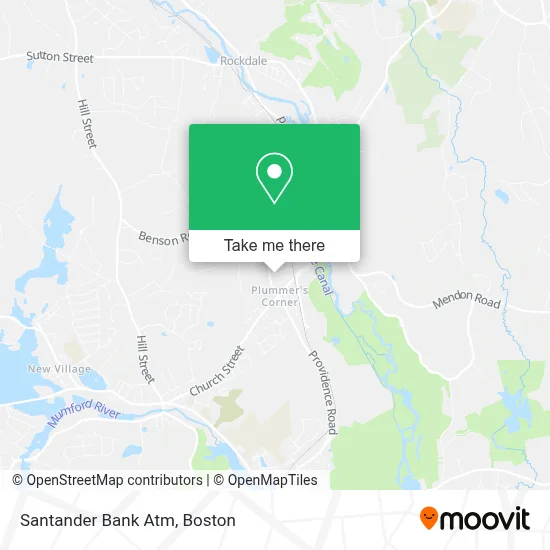 Santander Bank Atm map