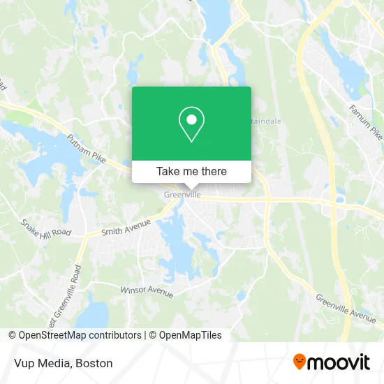 Vup Media map