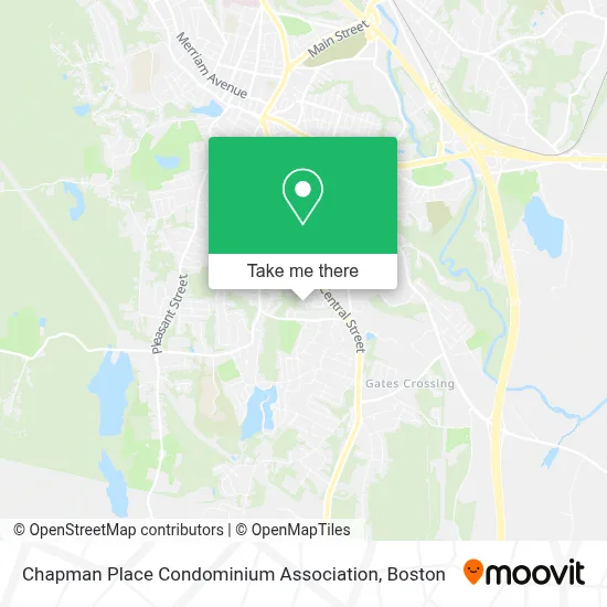 Chapman Place Condominium Association map