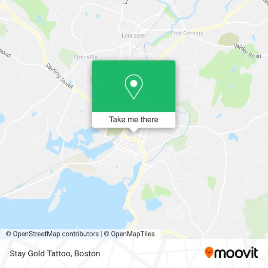 Stay Gold Tattoo map
