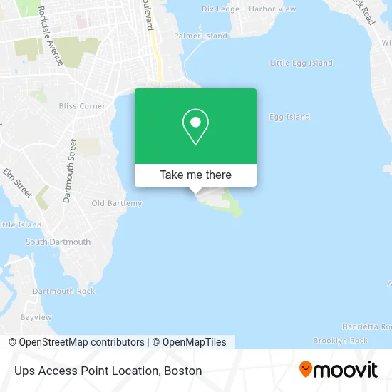 Ups Access Point Location map
