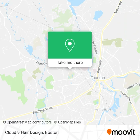 Cloud 9 Hair Design map