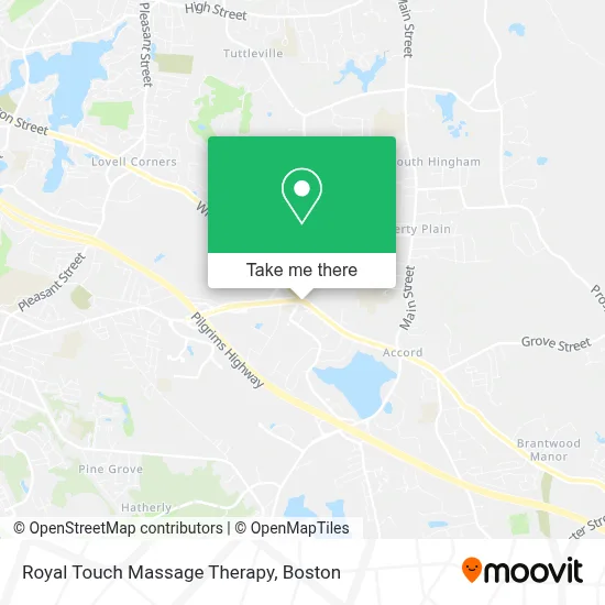 Royal Touch Massage Therapy map