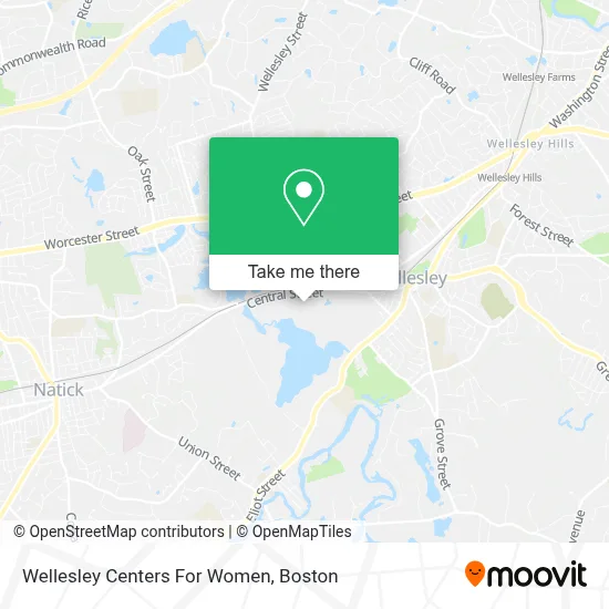 Wellesley Centers For Women map
