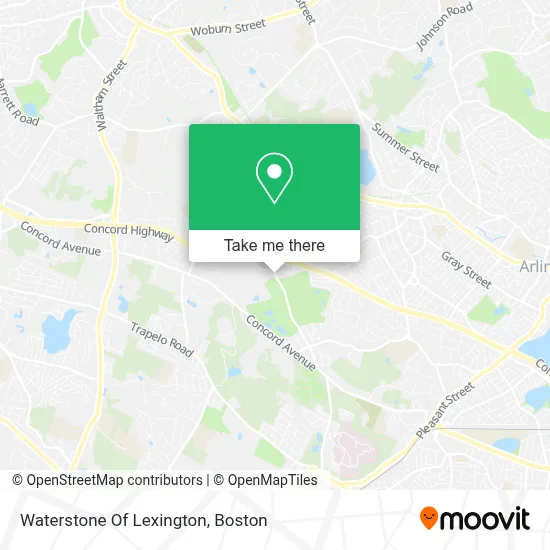 Waterstone Of Lexington map