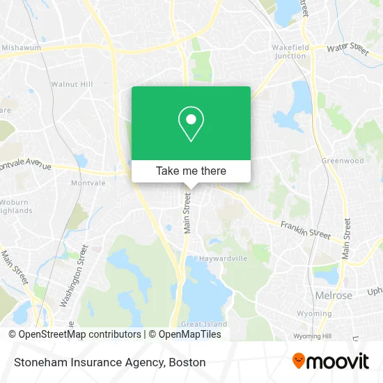 Stoneham Insurance Agency map
