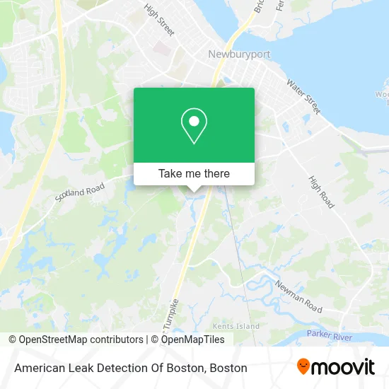 American Leak Detection Of Boston map