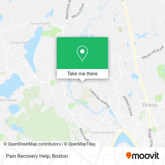 Pain Recovery Help map