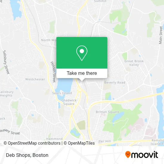 Deb Shops map