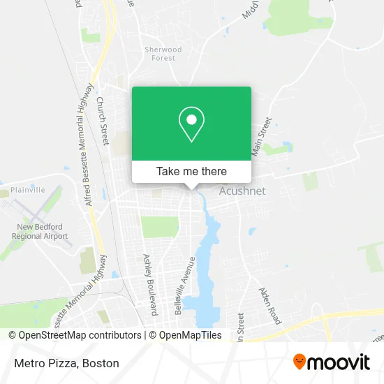 Metro Pizza map