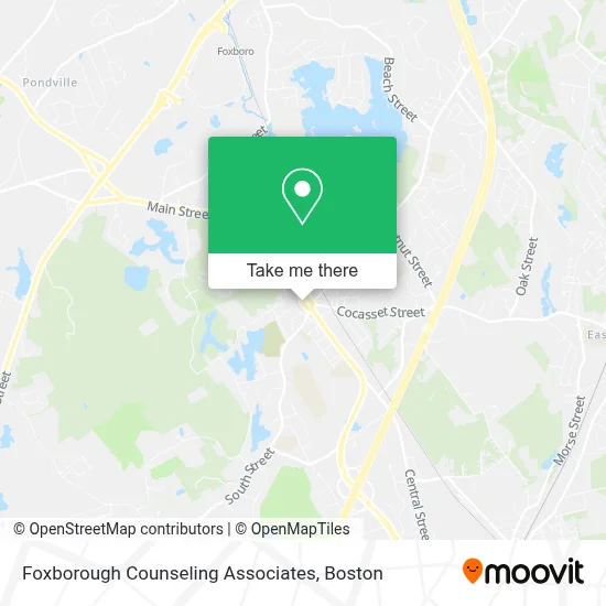 Foxborough Counseling Associates map