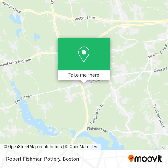 Robert Fishman Pottery map