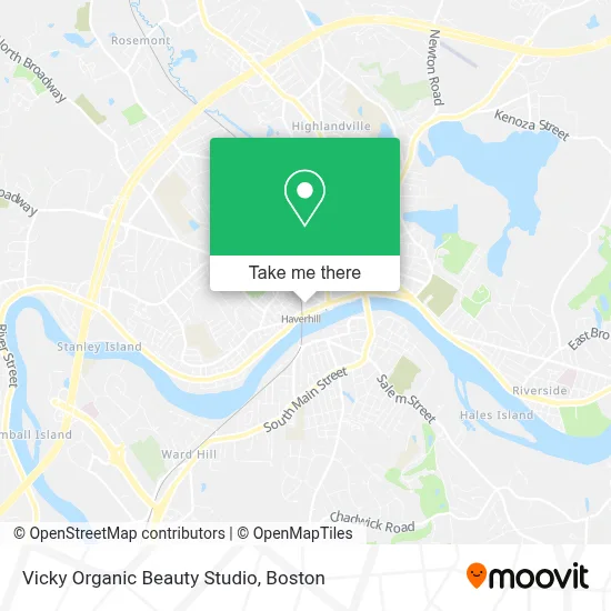 Vicky Organic Beauty Studio map