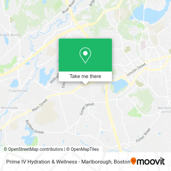 Prime IV Hydration & Wellness - Marlborough map