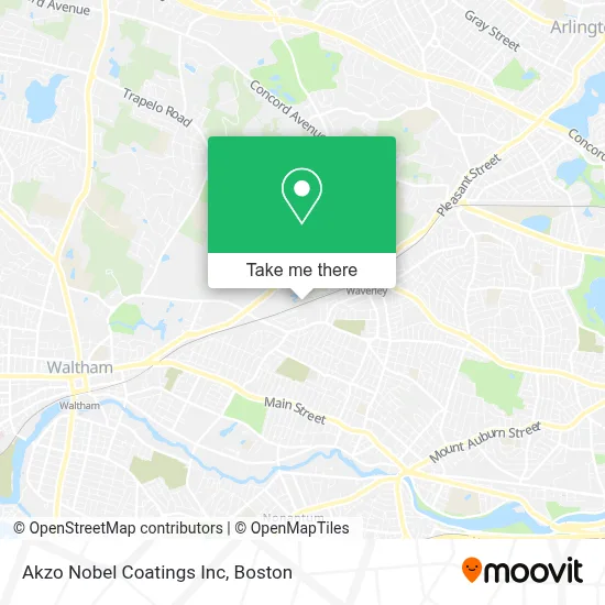 Akzo Nobel Coatings Inc map