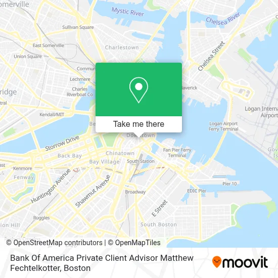 Bank Of America Private Client Advisor Matthew Fechtelkotter map
