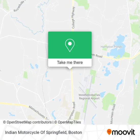 Indian Motorcycle Of Springfield map