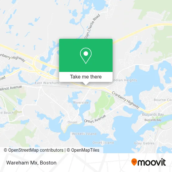 Wareham Mx map