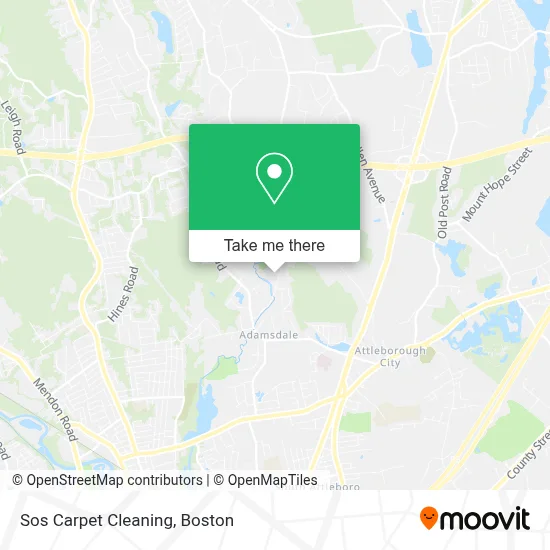 Sos Carpet Cleaning map