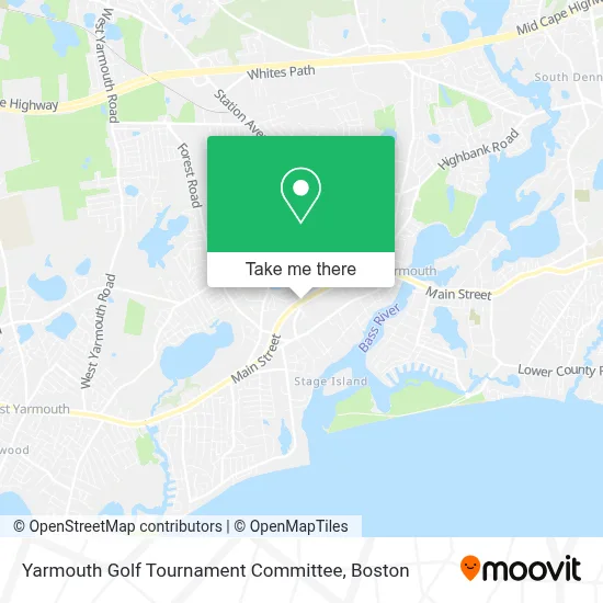 Yarmouth Golf Tournament Committee map