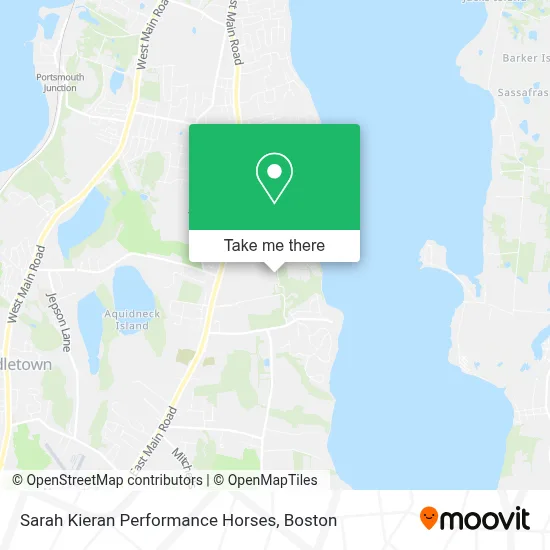 Sarah Kieran Performance Horses map