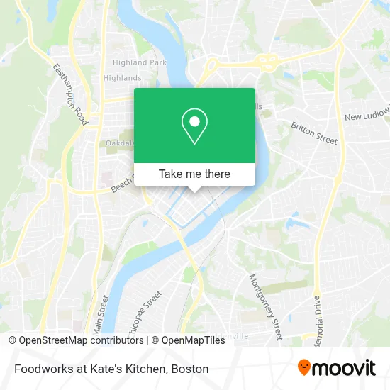 Foodworks at Kate's Kitchen map