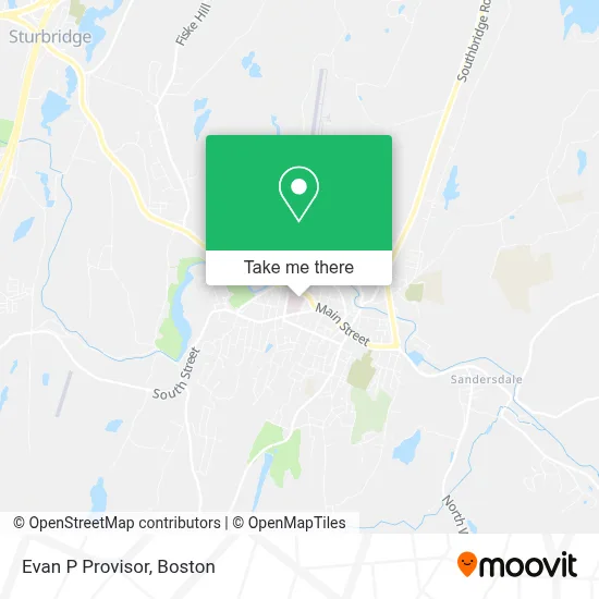Evan P Provisor map