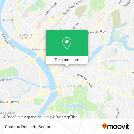 Chateau Douillett map