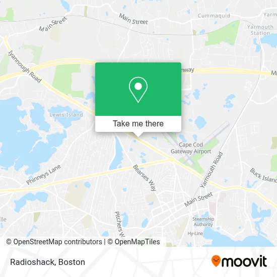 Radioshack map