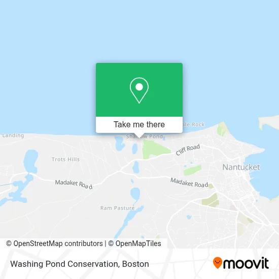 Washing Pond Conservation map