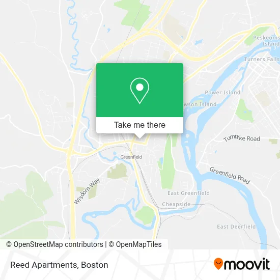 Reed Apartments map