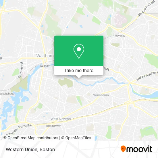 Western Union map