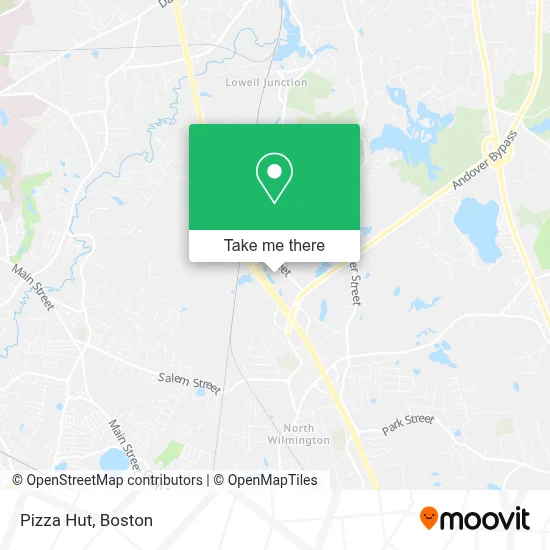 Pizza Hut map