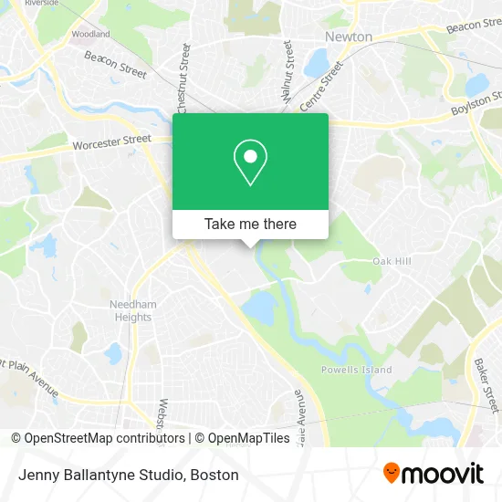 Jenny Ballantyne Studio map