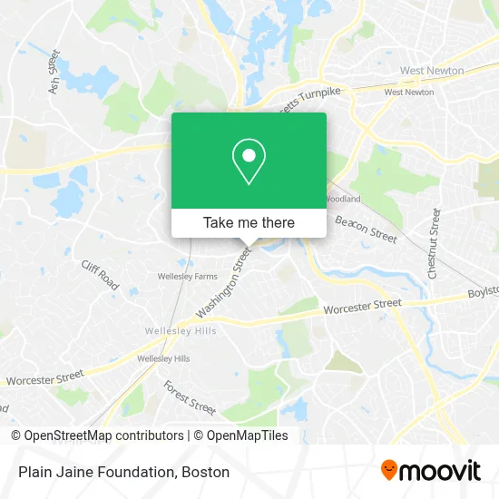 Plain Jaine Foundation map